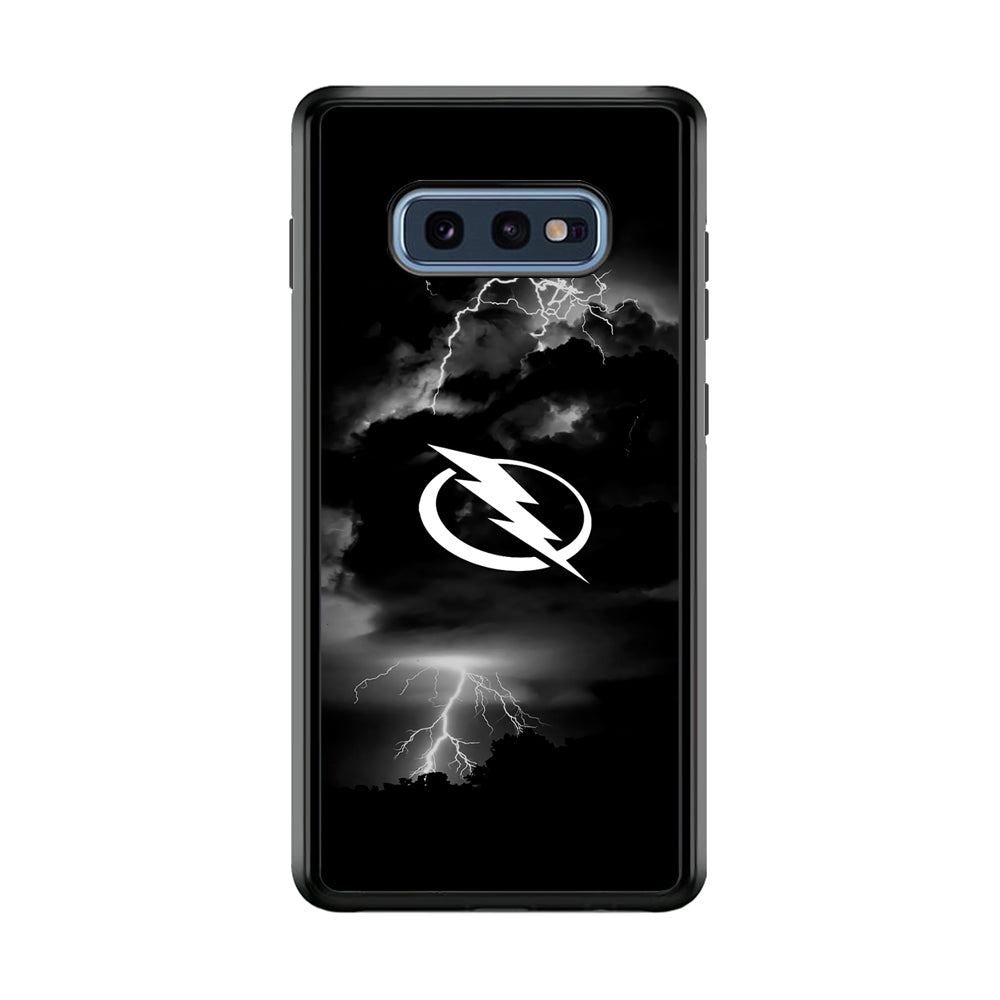 Hockey Tampa Bay Lightning NHL 002 Samsung Galaxy S10E Case-Phone Case-Rubber Black (2D Case)-Altracase