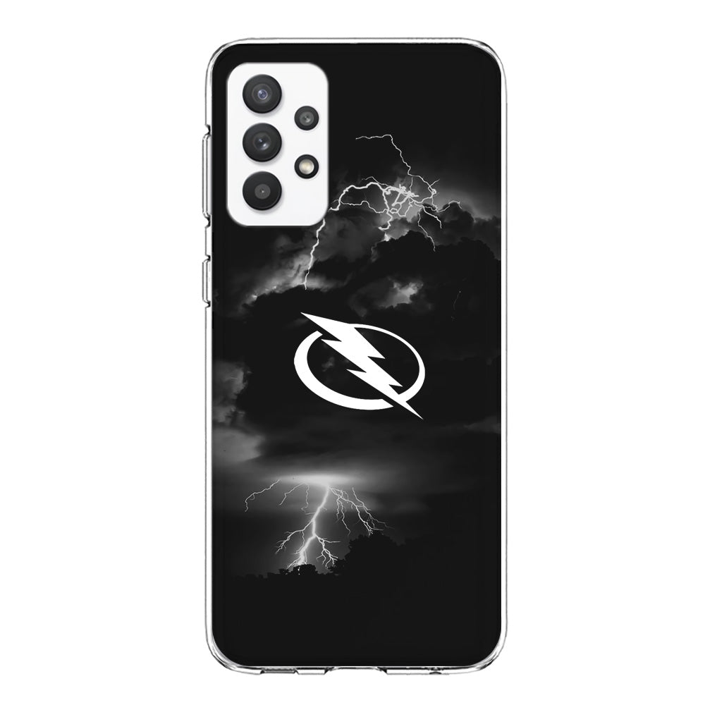 Hockey Tampa Bay Lightning NHL 002 Samsung Galaxy A32 Case-Phone Case-Clear Soft Case-Altracase