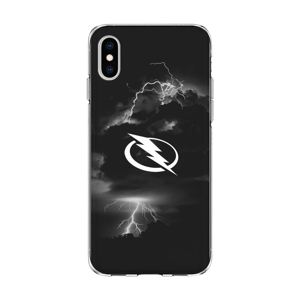 Hockey Tampa Bay Lightning NHL 002 iPhone Xs Case-Phone Case-Clear Soft Case-Altracase