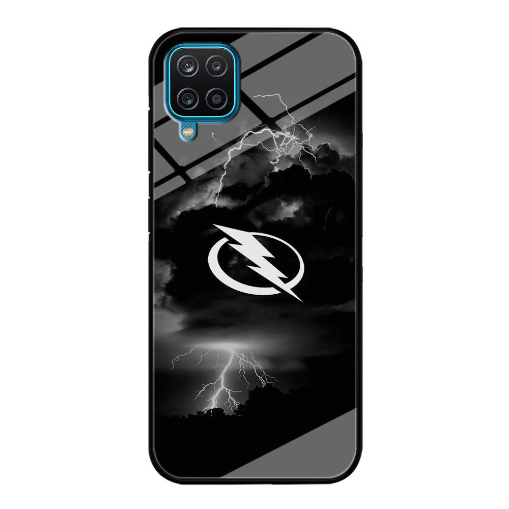 Hockey Tampa Bay Lightning NHL 002 Samsung Galaxy A12 Case-Phone Case-Tempered Glass Case-Altracase