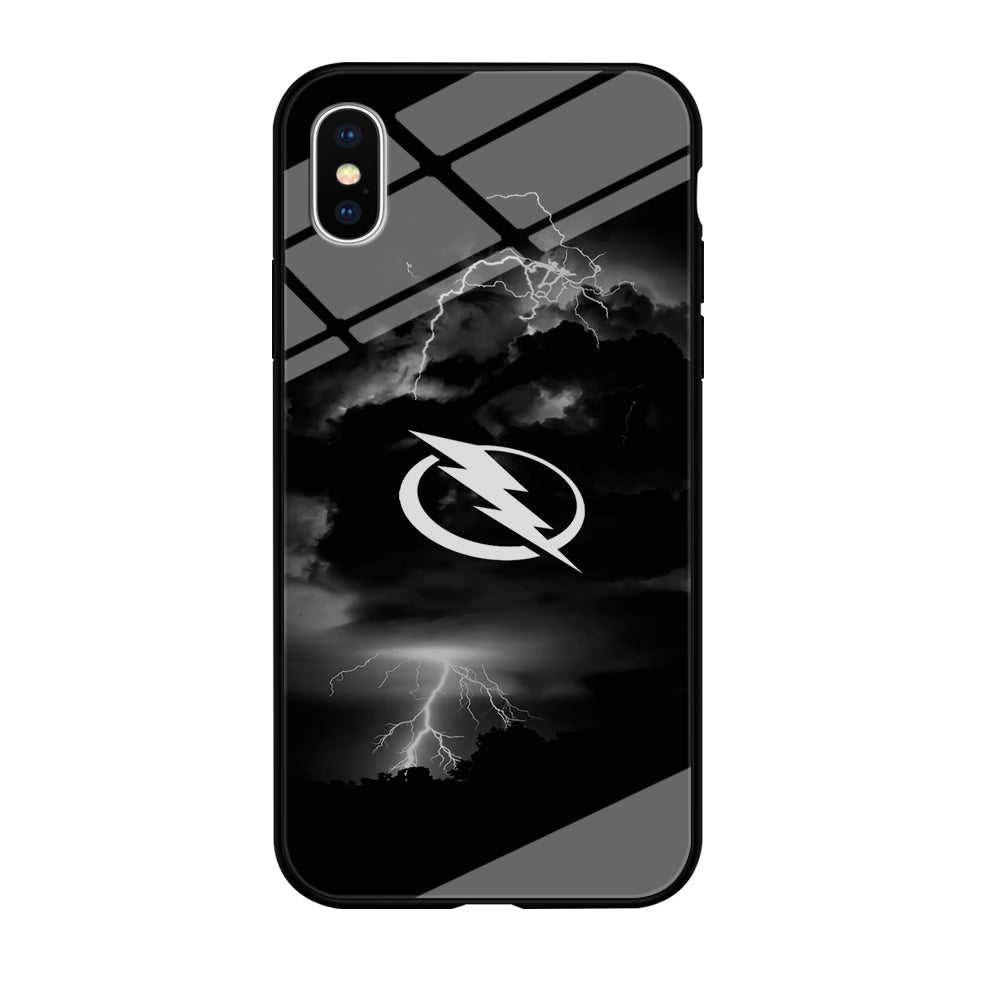 Hockey Tampa Bay Lightning NHL 002 iPhone Xs Case-Phone Case-Tempered Glass Case-Altracase