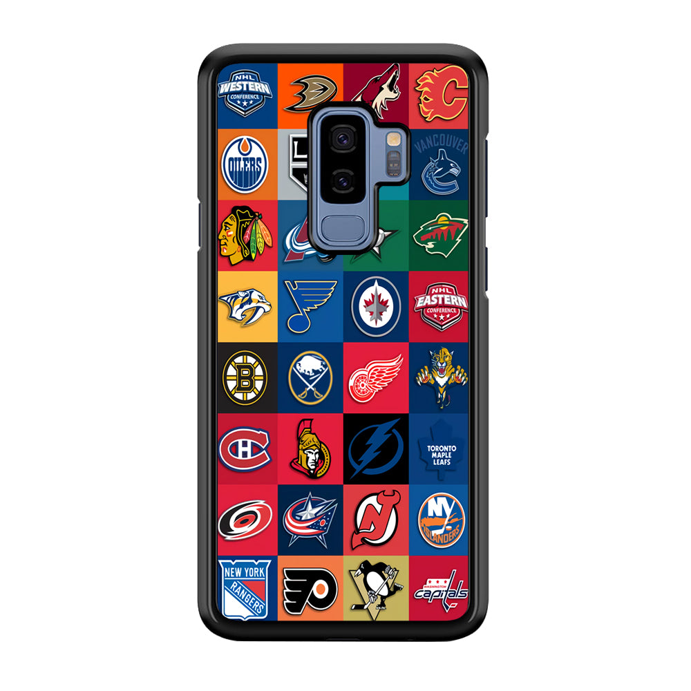 Hockey Teams NHL 001 Samsung Galaxy S9 Plus Case-Phone Case-Rubber Black (2D Case)-Altracase