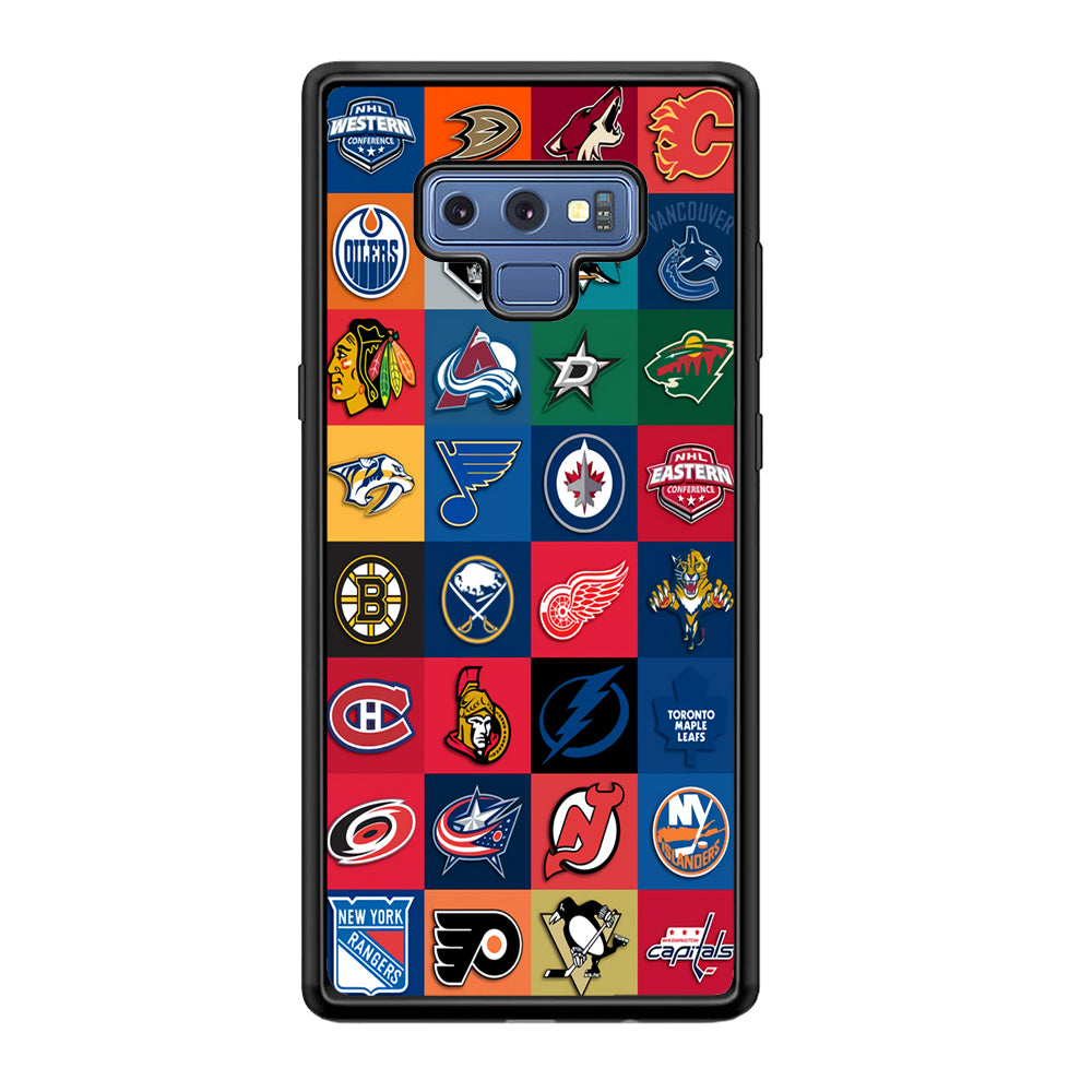 Hockey Teams NHL 001 Samsung Galaxy Note 9 Case-Phone Case-Tempered Glass Case-Altracase