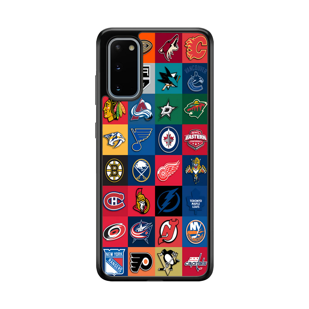 Hockey Teams NHL 001 Samsung Galaxy S20 Case-Phone Case-Rubber Black (2D Case)-Altracase