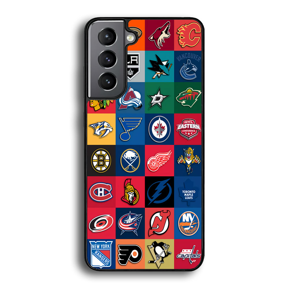 Hockey Teams NHL 001 Samsung Galaxy S25 Case-Phone Case-Rubber Black (2D Case)-Altracase