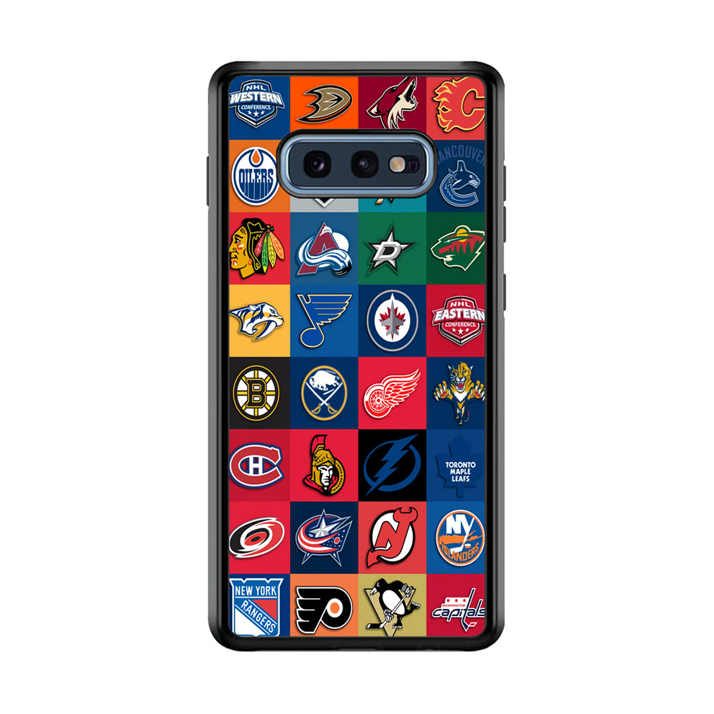 Hockey Teams NHL 001 Samsung Galaxy S10E Case-Phone Case-Rubber Black (2D Case)-Altracase