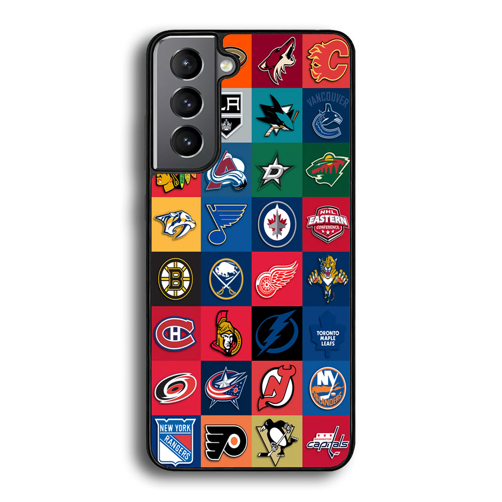 Hockey Teams NHL 001 Samsung Galaxy S21 Case-Phone Case-Rubber Black (2D Case)-Altracase