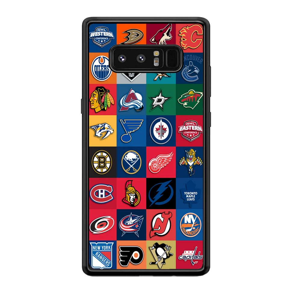 Hockey Teams NHL 001 Samsung Galaxy Note 8 Case-Phone Case-Tempered Glass Case-Altracase