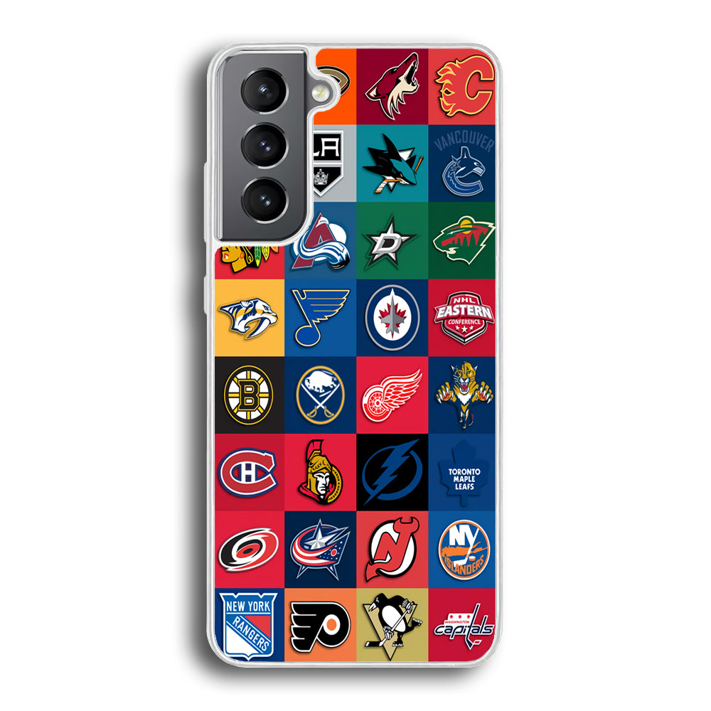 Hockey Teams NHL 001 Samsung Galaxy S21 Plus Case-Phone Case-Rubber White (2D Case)-Altracase