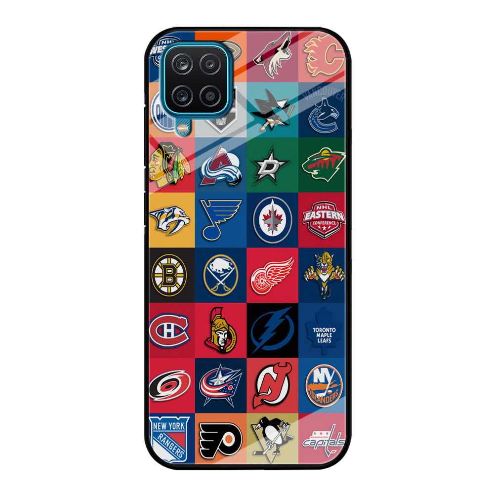 Hockey Teams NHL 001 Samsung Galaxy A12 Case-Phone Case-Tempered Glass Case-Altracase