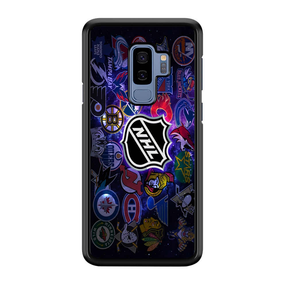 Hockey Teams NHL 002 Samsung Galaxy S9 Plus Case-Phone Case-Rubber Black (2D Case)-Altracase