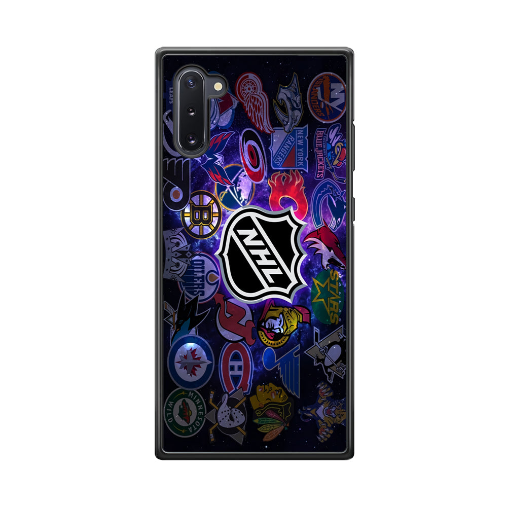 Hockey Teams NHL 002 Samsung Galaxy Note 10 Case-Phone Case-Rubber Black (2D Case)-Altracase