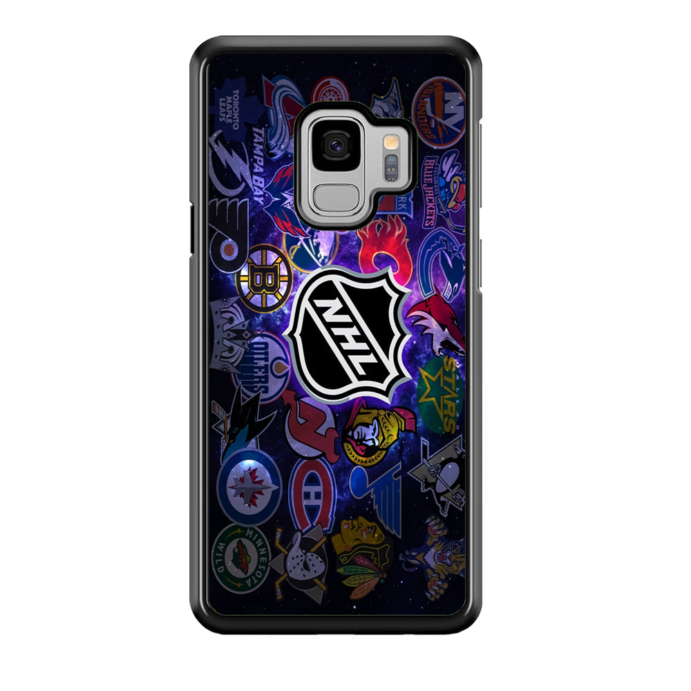 Hockey Teams NHL 002 Samsung Galaxy S9 Case-Phone Case-Rubber Black (2D Case)-Altracase