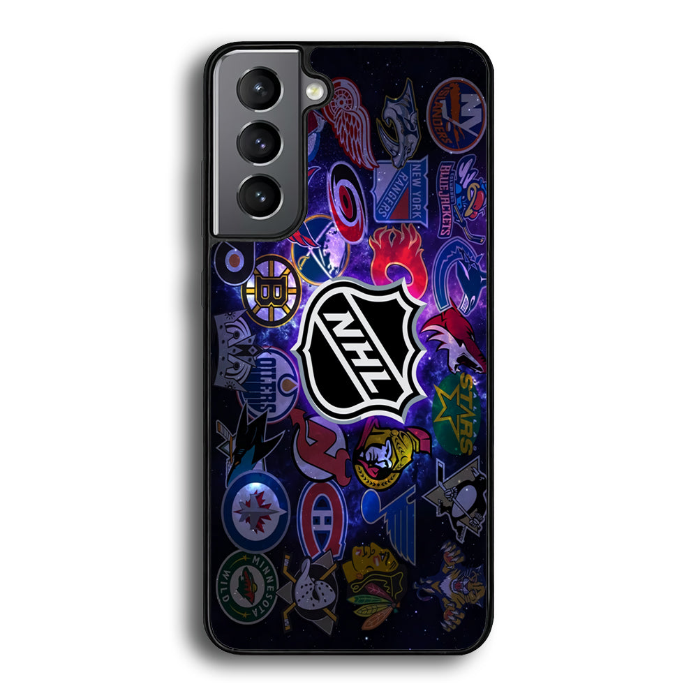 Hockey Teams NHL 002 Samsung Galaxy S21 Plus Case-Phone Case-Rubber Black (2D Case)-Altracase