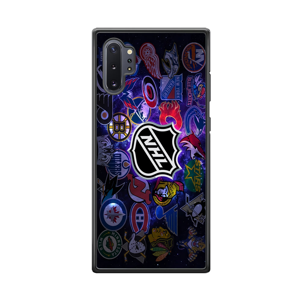 Hockey Teams NHL 002 Samsung Galaxy Note 10 Plus Case-Phone Case-Rubber Black (2D Case)-Altracase