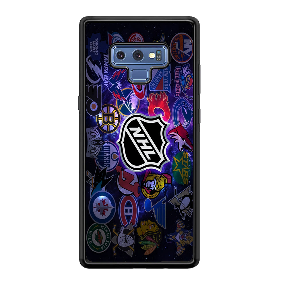 Hockey Teams NHL 002 Samsung Galaxy Note 9 Case-Phone Case-Rubber Black (2D Case)-Altracase