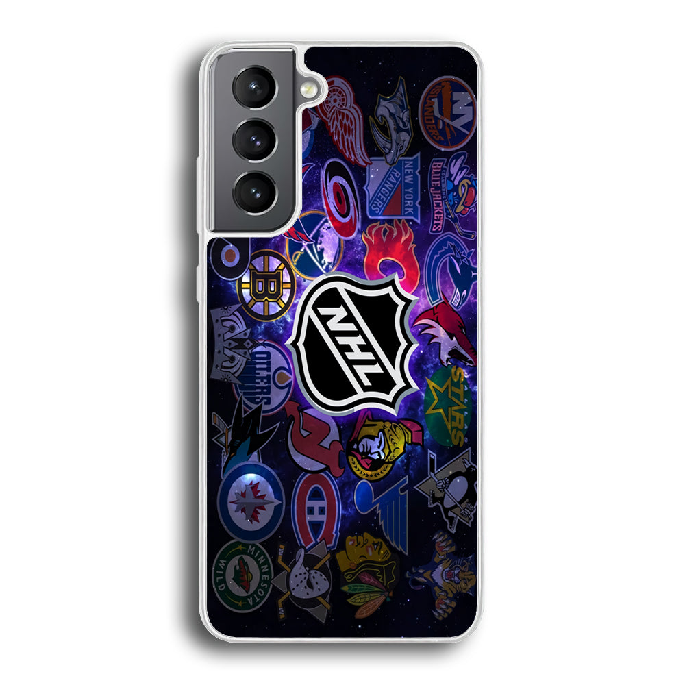 Hockey Teams NHL 002 Samsung Galaxy S21 Plus Case-Phone Case-Rubber White (2D Case)-Altracase