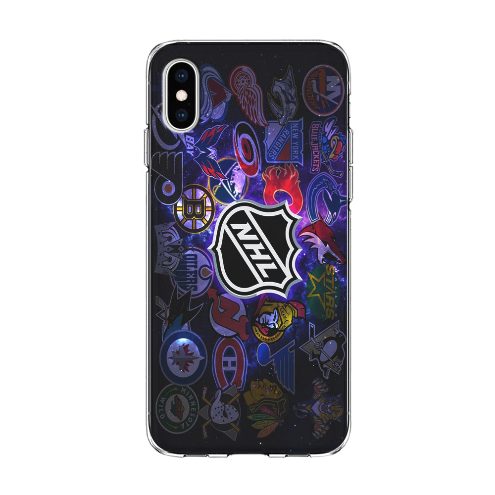 Hockey Teams NHL 002 iPhone Xs Case-Phone Case-Clear Soft Case-Altracase