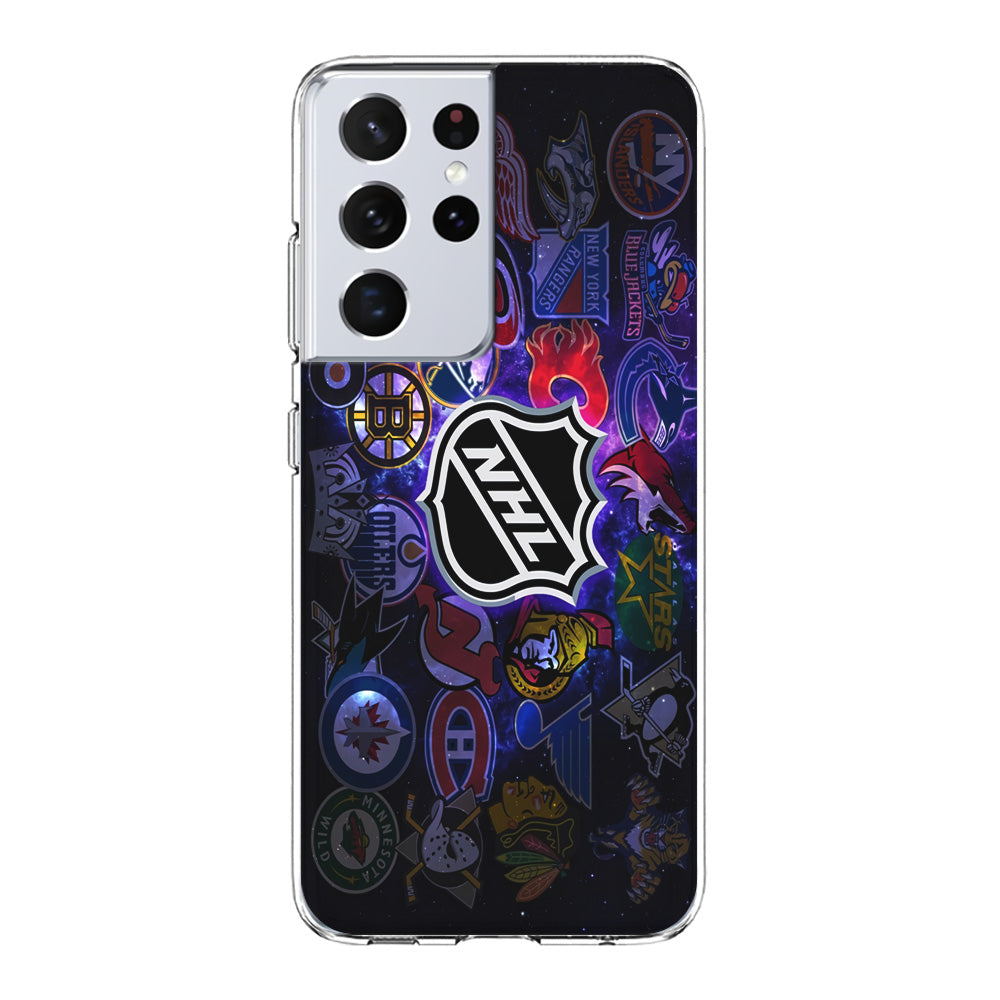 Hockey Teams NHL 002 Samsung Galaxy S23 Ultra Case-Phone Case-Clear Soft Case-Altracase