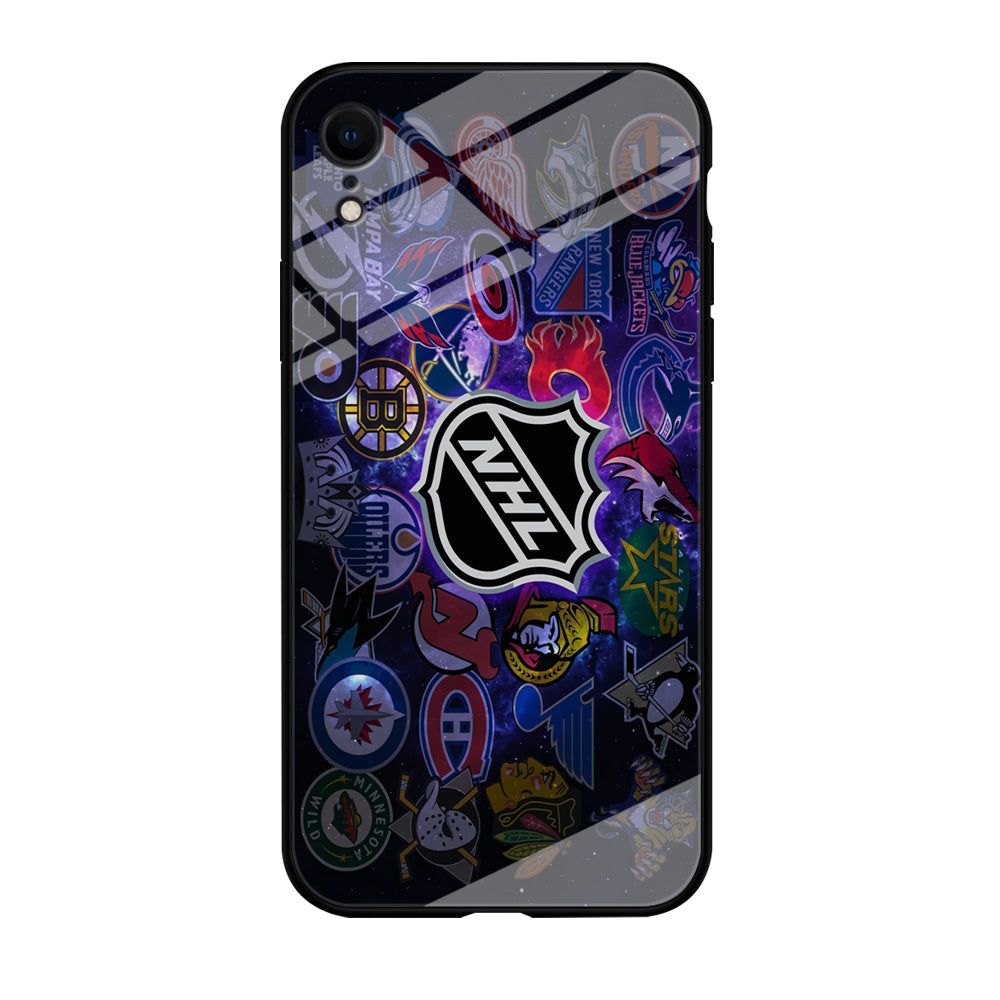 Hockey Teams NHL 002 iPhone XR Case-Phone Case-Tempered Glass Case-Altracase