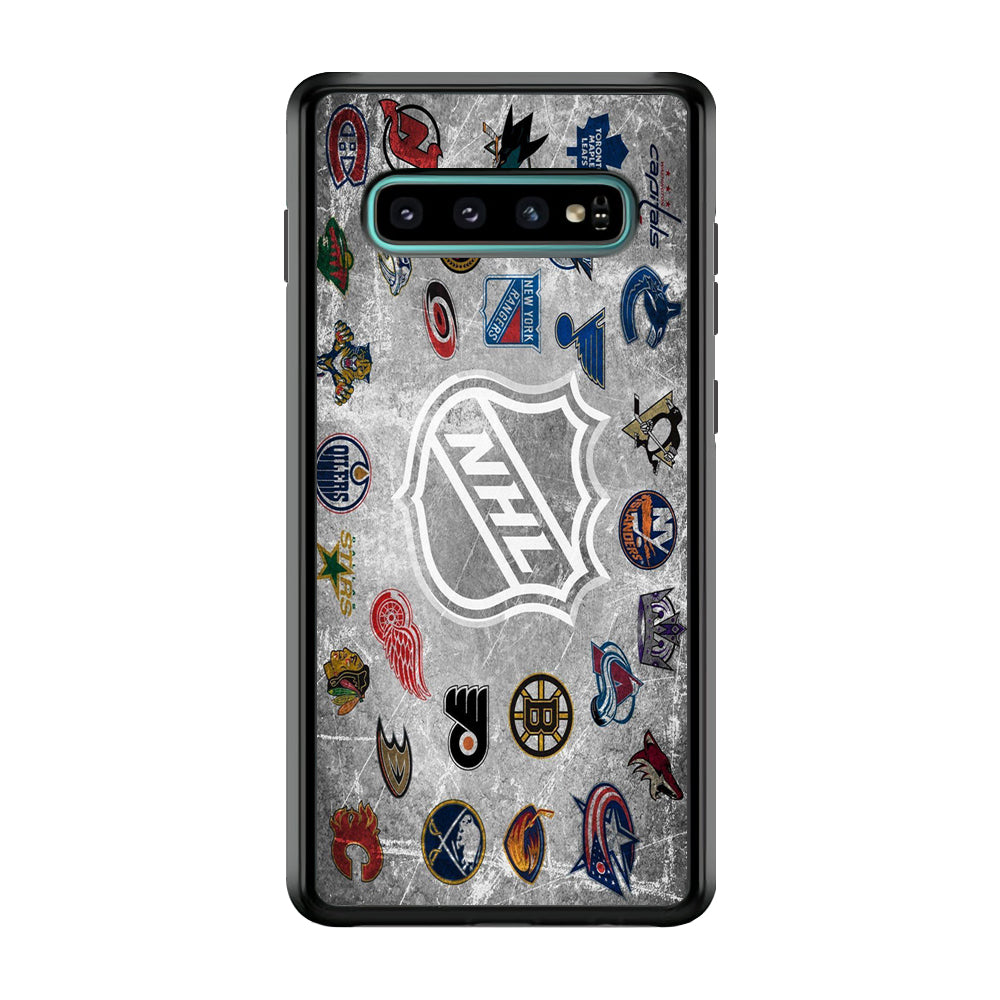 Hockey Teams NHL 003 Samsung Galaxy S10 Case-Phone Case-Rubber Black (2D Case)-Altracase