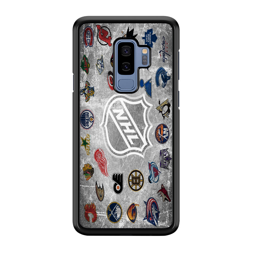 Hockey Teams NHL 003 Samsung Galaxy S9 Plus Case-Phone Case-Rubber Black (2D Case)-Altracase