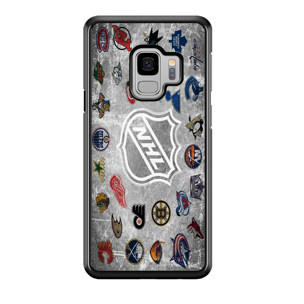 Hockey Teams NHL 003 Samsung Galaxy S9 Case-Phone Case-Rubber Black (2D Case)-Altracase