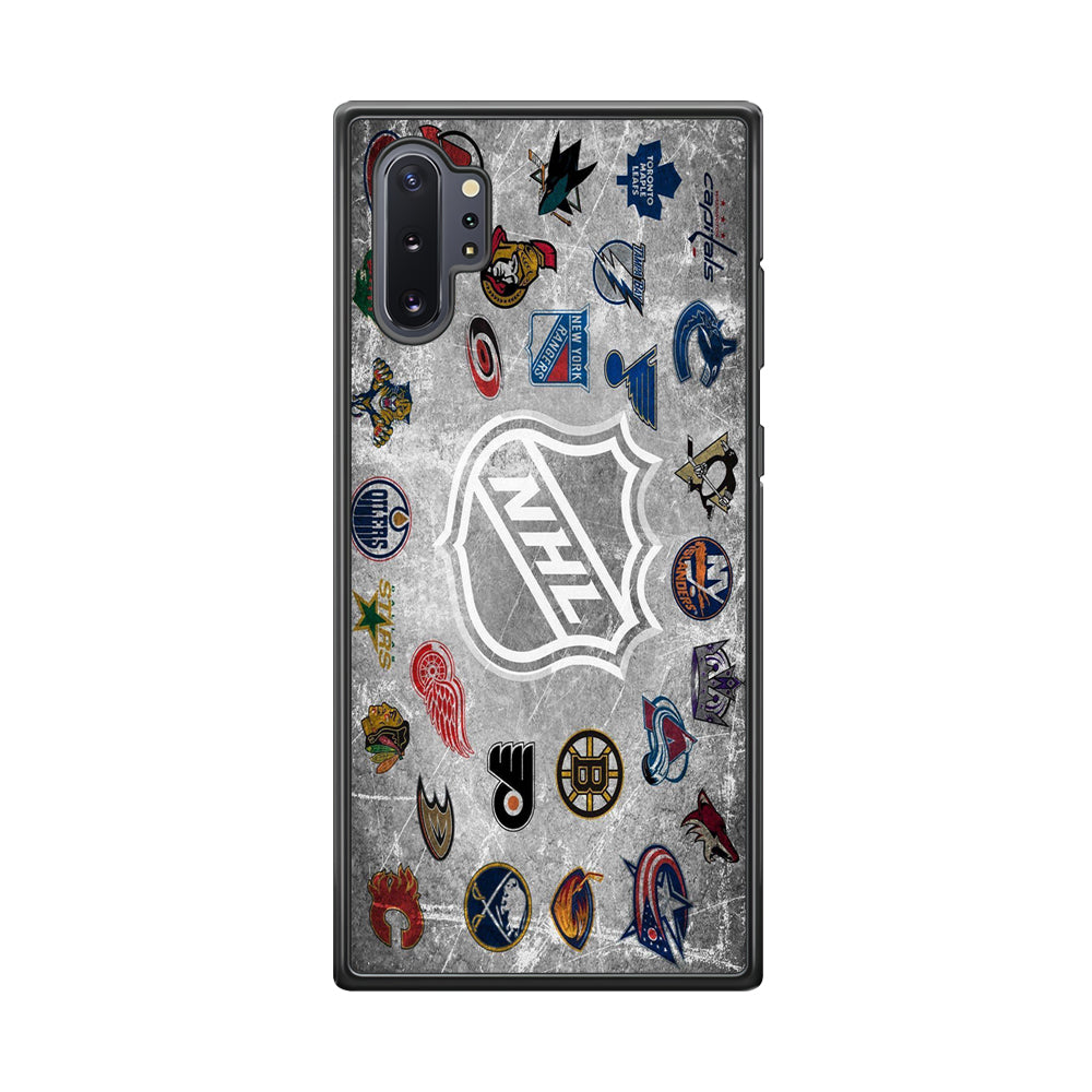 Hockey Teams NHL 003 Samsung Galaxy Note 10 Plus Case-Phone Case-Rubber Black (2D Case)-Altracase