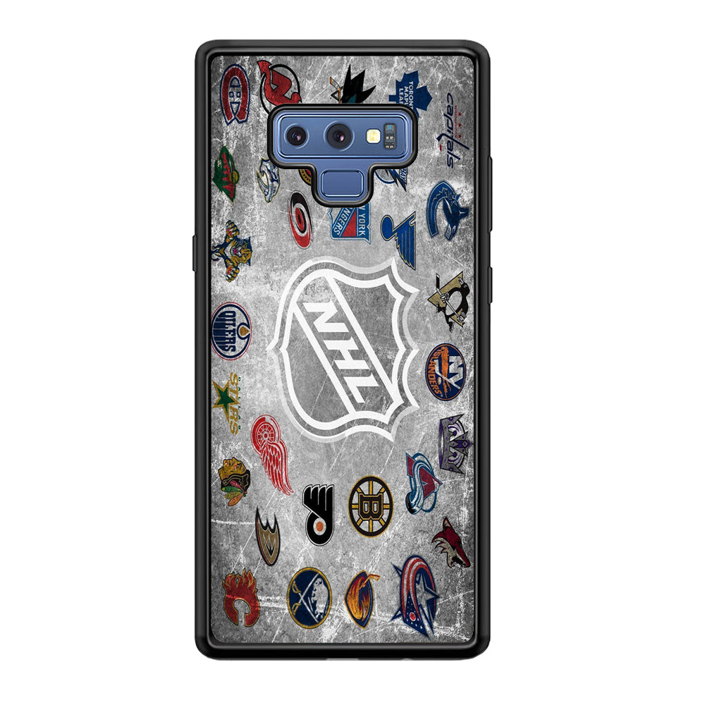 Hockey Teams NHL 003 Samsung Galaxy Note 9 Case-Phone Case-Rubber Black (2D Case)-Altracase