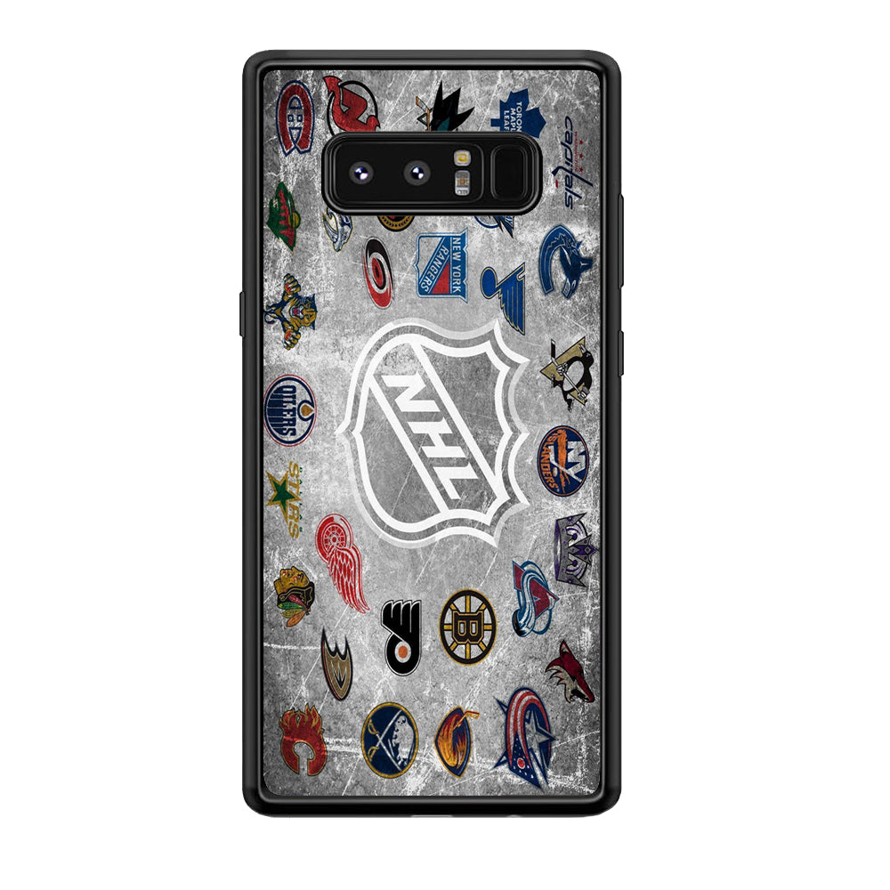 Hockey Teams NHL 003 Samsung Galaxy Note 8 Case-Phone Case-Tempered Glass Case-Altracase
