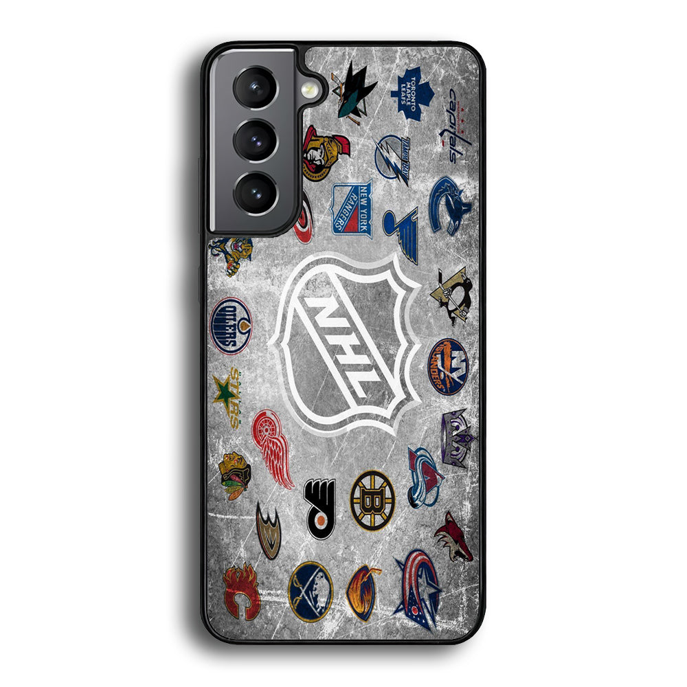 Hockey Teams NHL 003 Samsung Galaxy S21 Plus Case-Phone Case-Rubber Black (2D Case)-Altracase