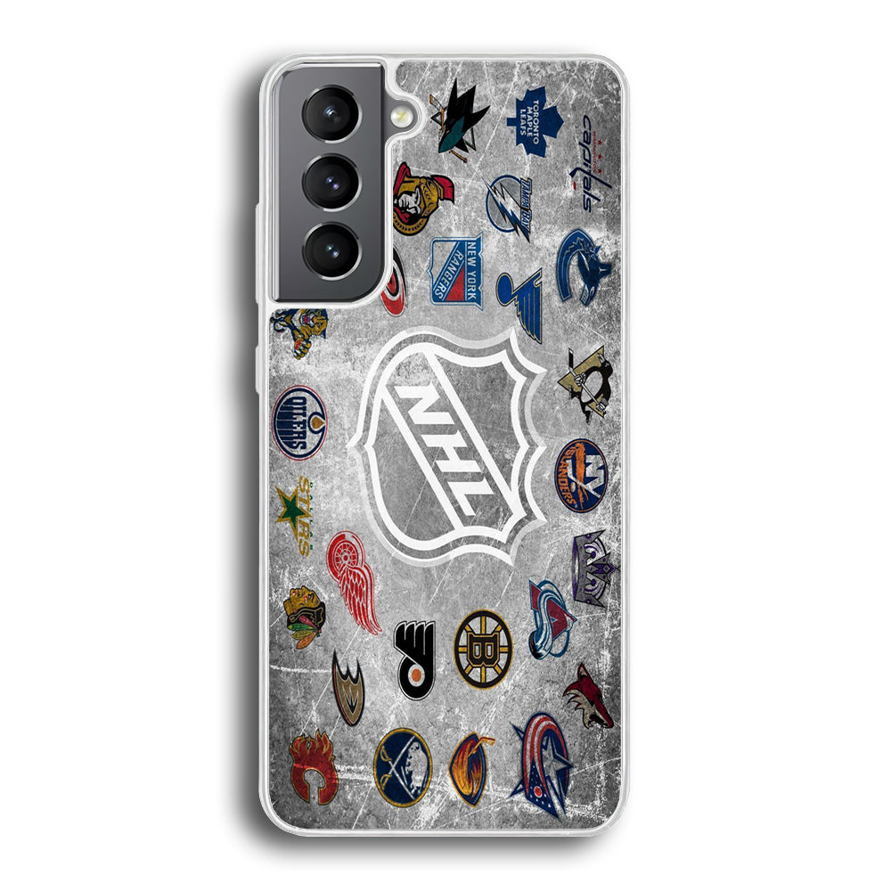 Hockey Teams NHL 003 Samsung Galaxy S21 Plus Case-Phone Case-Rubber White (2D Case)-Altracase