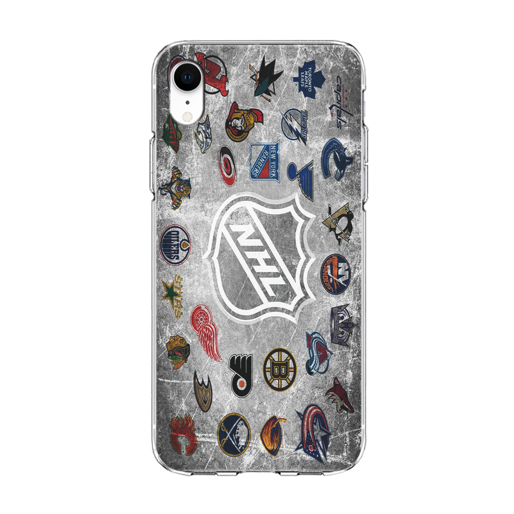 Hockey Teams NHL 003 iPhone XR Case-Phone Case-Clear Soft Case-Altracase