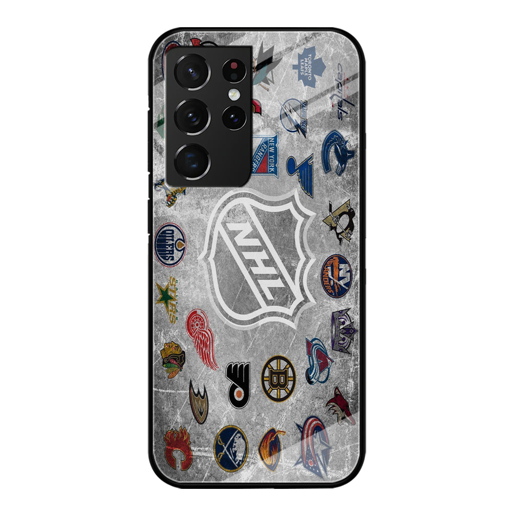 Hockey Teams NHL 003 Samsung Galaxy S23 Ultra Case-Phone Case-Tempered Glass Case-Altracase