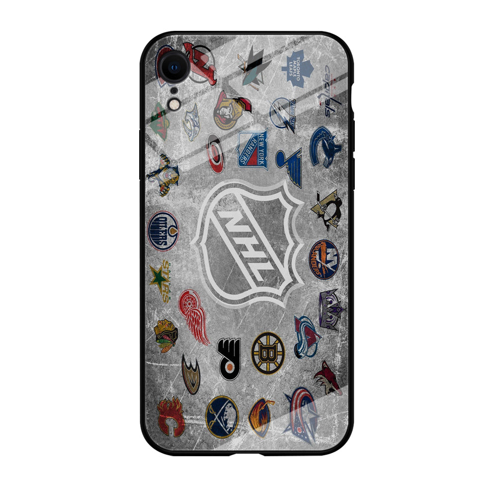 Hockey Teams NHL 003 iPhone XR Case-Phone Case-Tempered Glass Case-Altracase