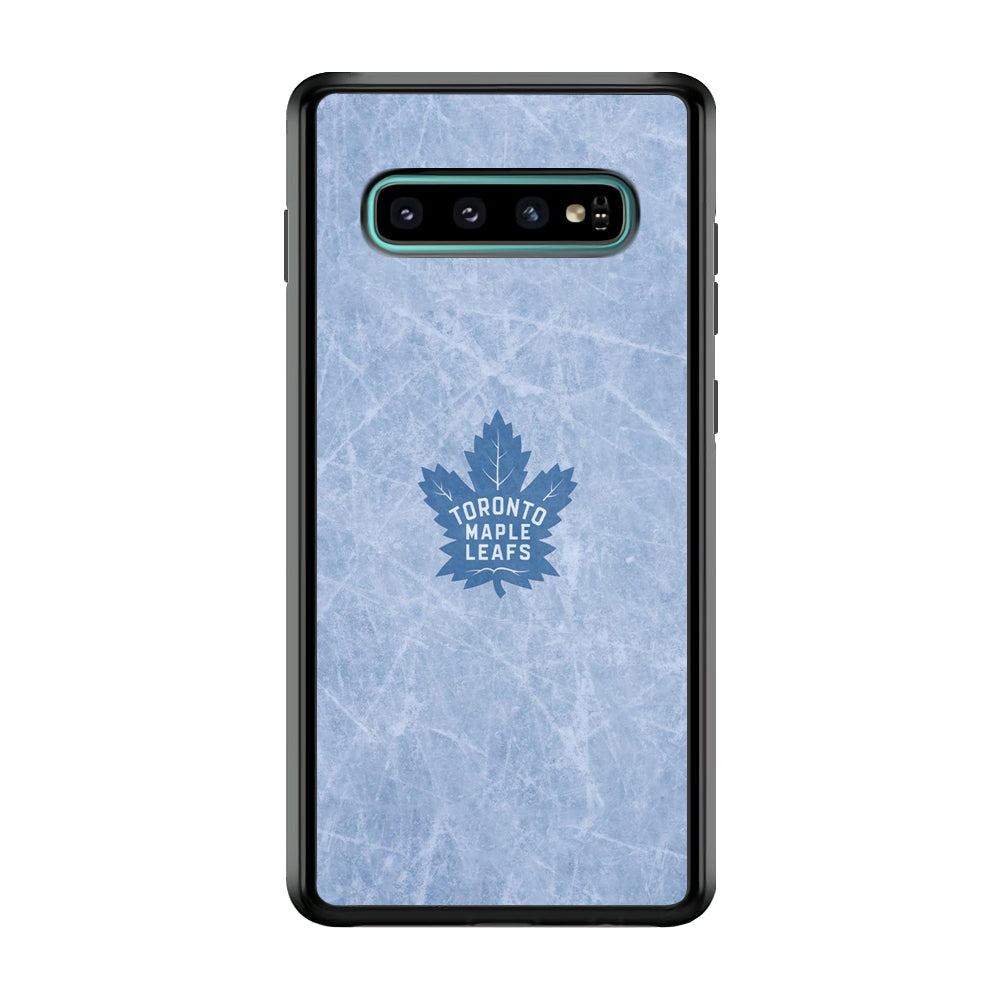 Hockey Toronto Maple Leafs NHL 001 Samsung Galaxy S10 Case-Phone Case-Rubber Black (2D Case)-Altracase