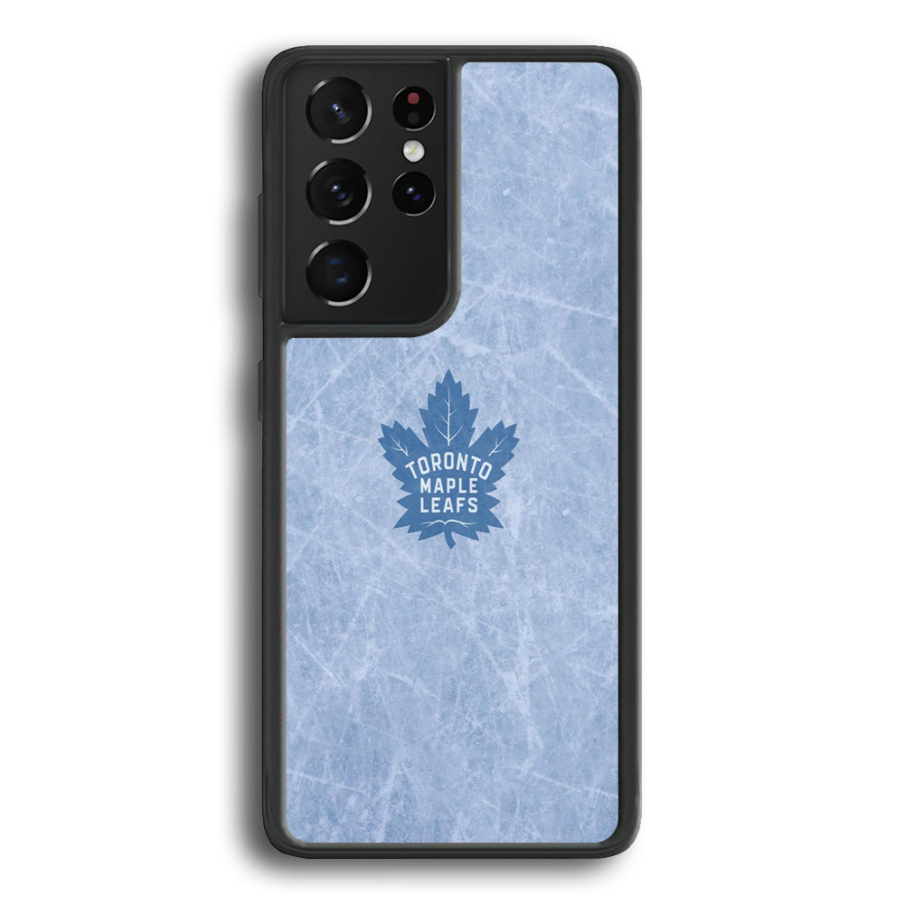 Hockey Toronto Maple Leafs NHL 001 Samsung Galaxy S23 Ultra Case-Phone Case-Rubber Black (2D Case)-Altracase