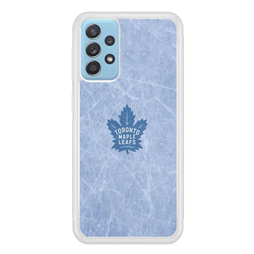 Hockey Toronto Maple Leafs NHL 001 Samsung Galaxy A72 Case-Phone Case-Rubber White (2D Case)-Altracase