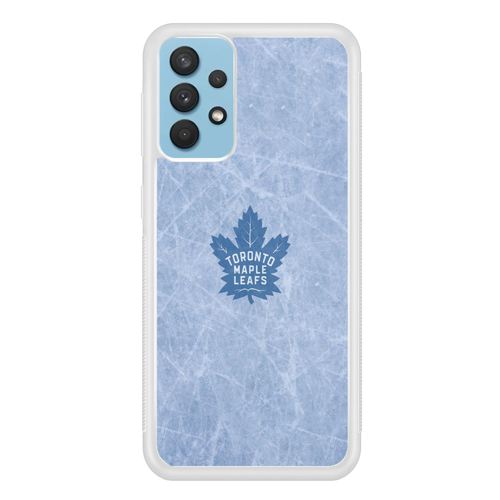 Hockey Toronto Maple Leafs NHL 001 Samsung Galaxy A32 Case-Phone Case-Rubber White (2D Case)-Altracase