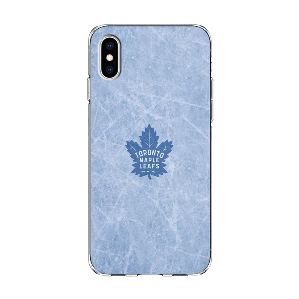 Hockey Toronto Maple Leafs NHL 001 iPhone Xs Case-Phone Case-Clear Soft Case-Altracase