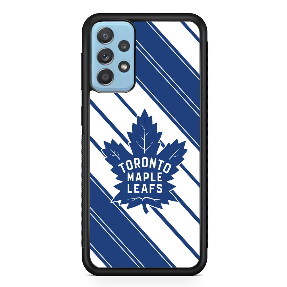 Hockey Toronto Maple Leafs NHL 002 Samsung Galaxy A72 Case-Phone Case-Rubber Black (2D Case)-Altracase