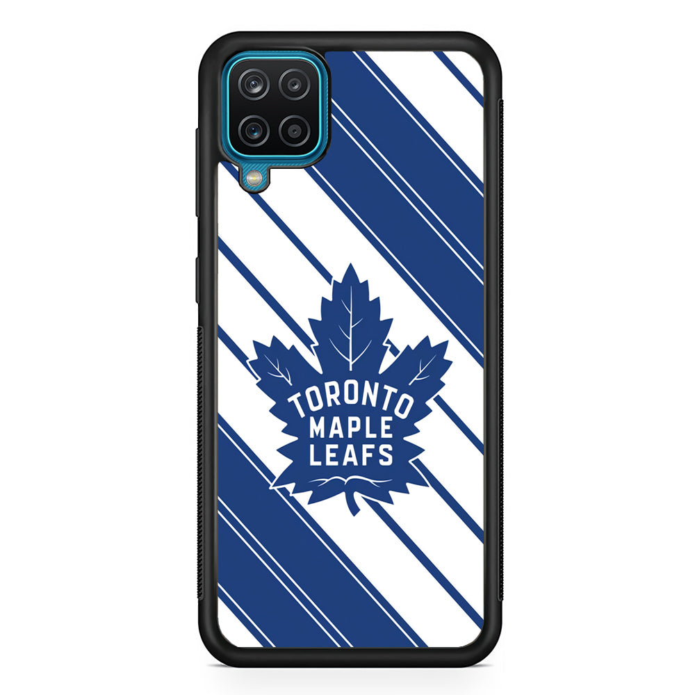 Hockey Toronto Maple Leafs NHL 002 Samsung Galaxy A12 Case-Phone Case-Rubber Black (2D Case)-Altracase