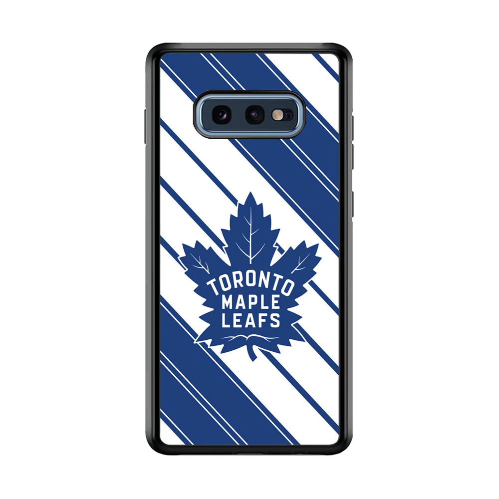 Hockey Toronto Maple Leafs NHL 002 Samsung Galaxy S10E Case-Phone Case-Rubber Black (2D Case)-Altracase