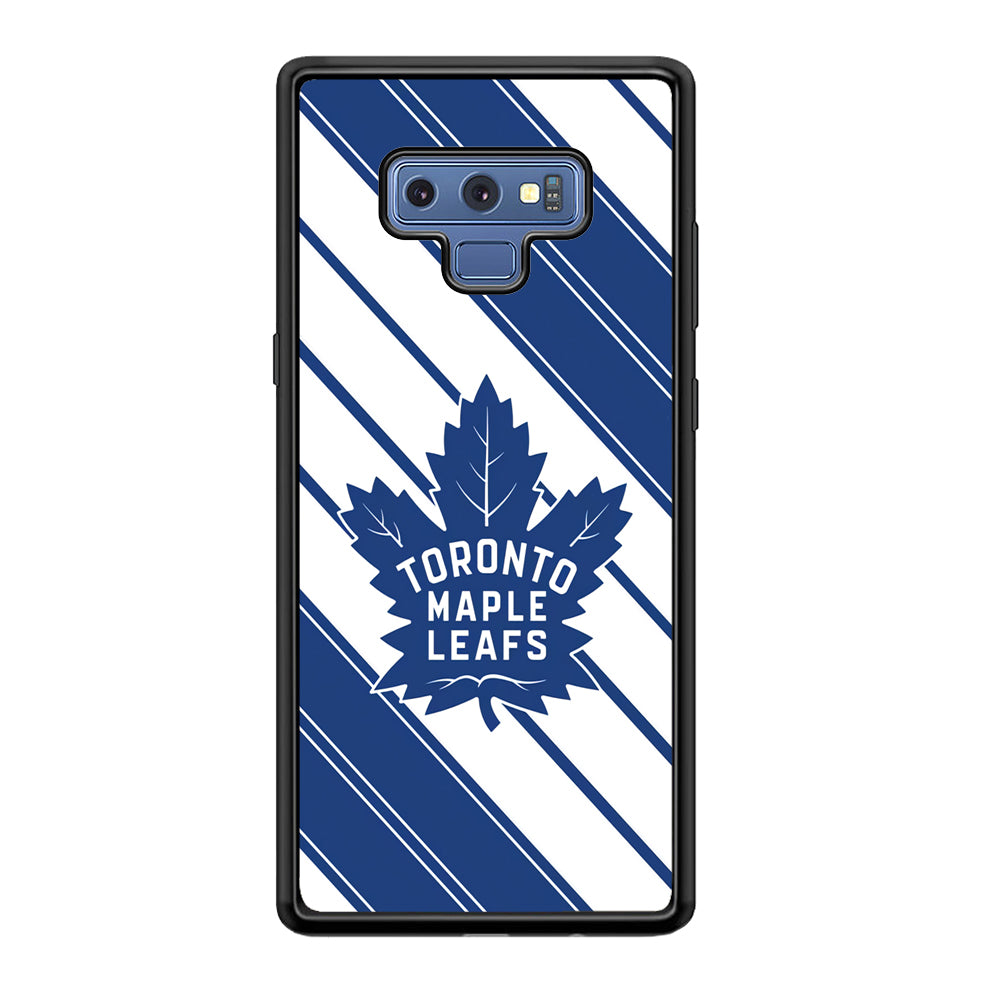 Hockey Toronto Maple Leafs NHL 002 Samsung Galaxy Note 9 Case-Phone Case-Rubber Black (2D Case)-Altracase