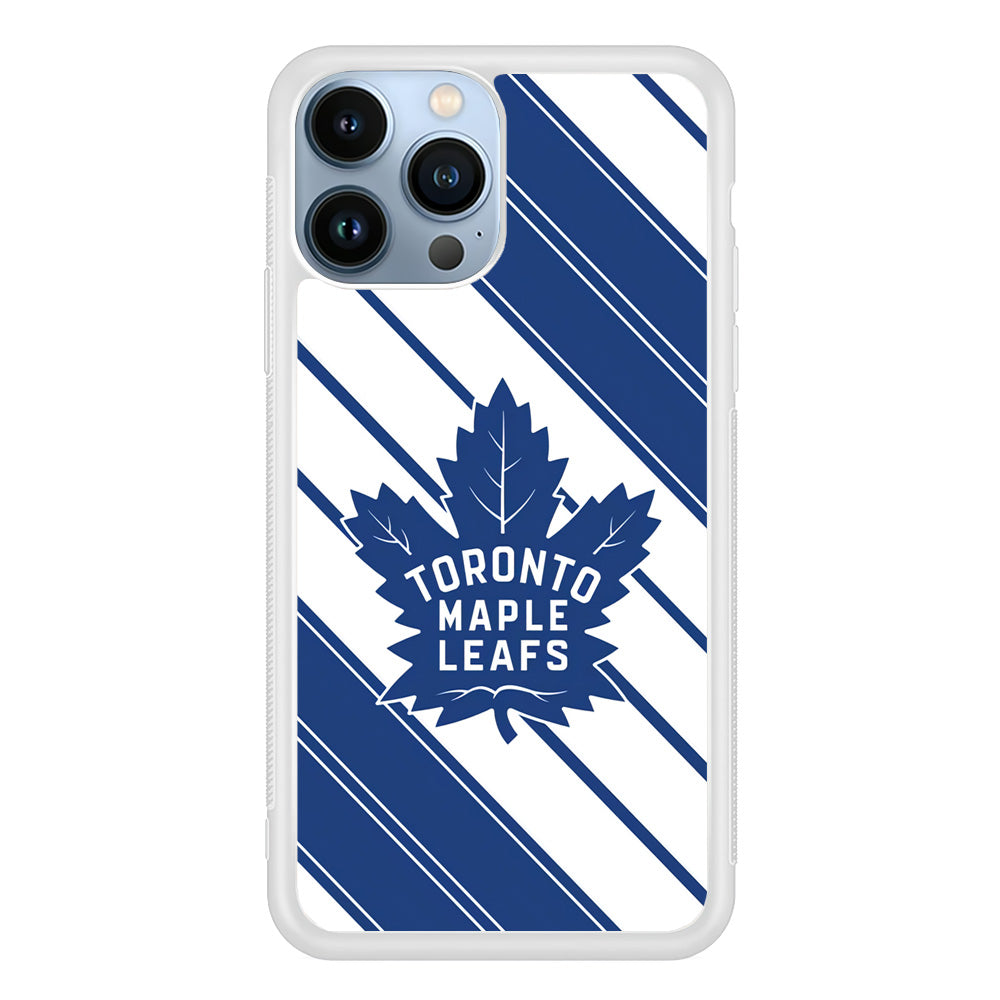 Hockey Toronto Maple Leafs NHL 002 iPhone 15 Pro Max Case-Phone Case-Rubber White (2D Case)-Altracase