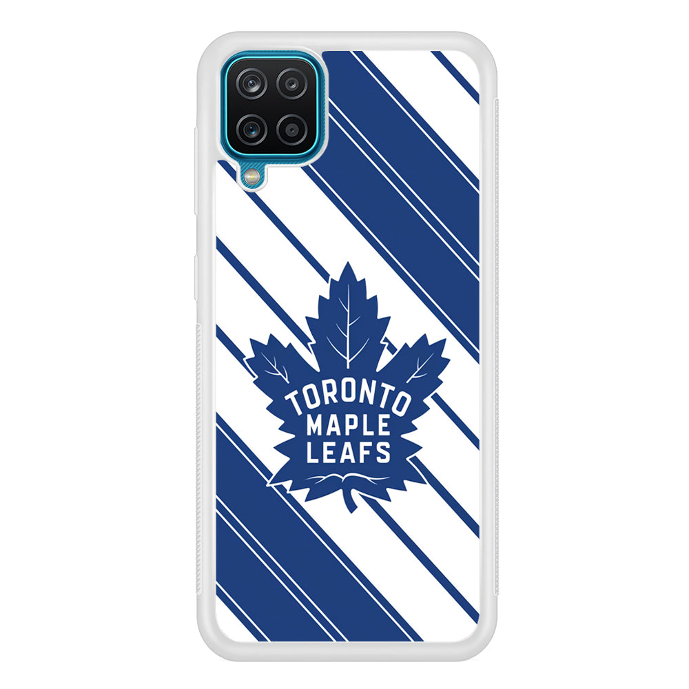 Hockey Toronto Maple Leafs NHL 002 Samsung Galaxy A12 Case-Phone Case-Rubber White (2D Case)-Altracase