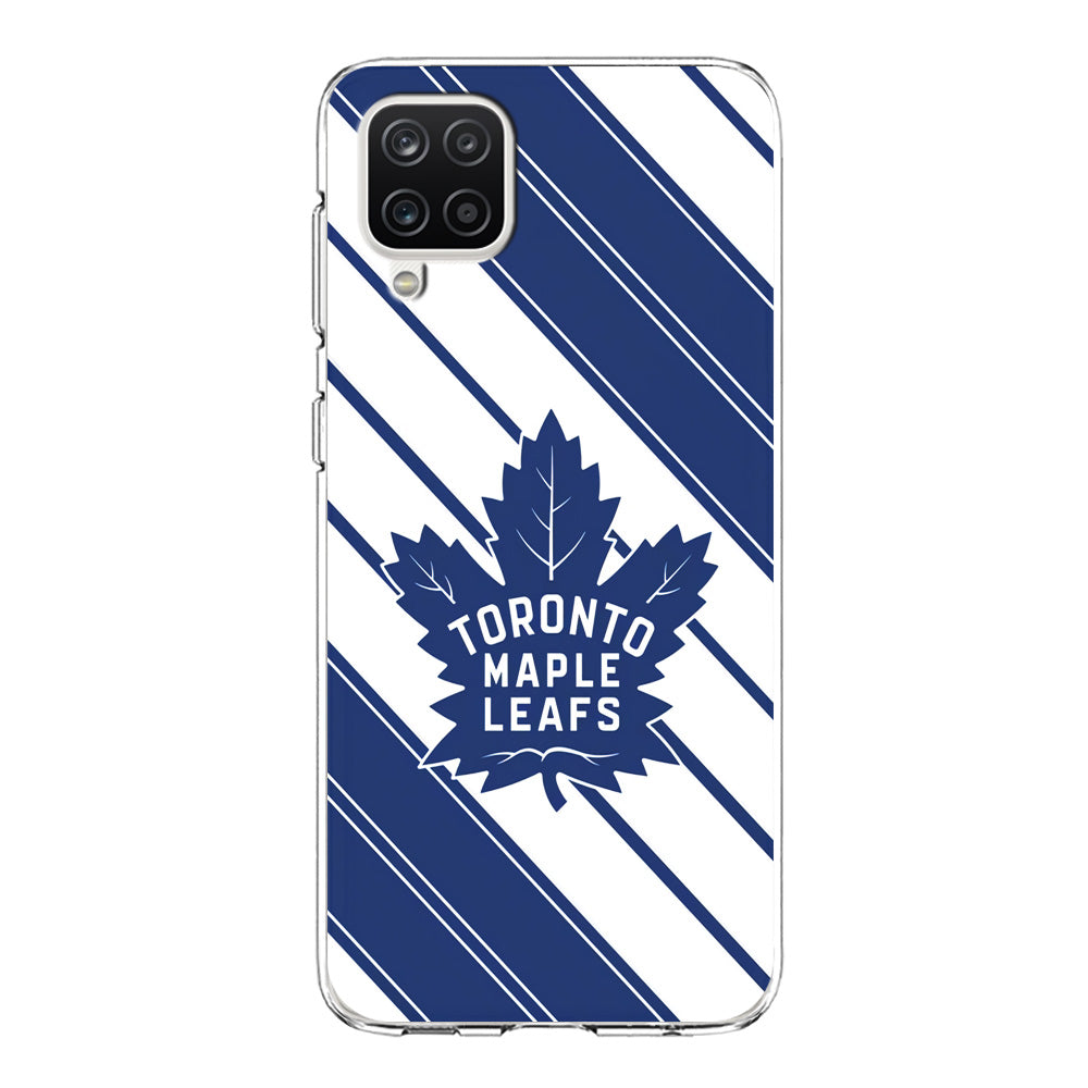 Hockey Toronto Maple Leafs NHL 002 Samsung Galaxy A12 Case-Phone Case-Clear Soft Case-Altracase