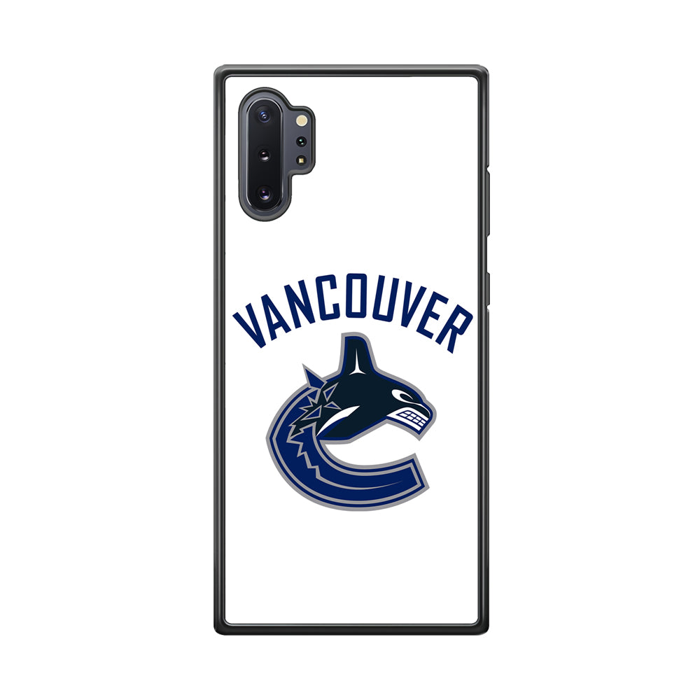 Hockey Vancouver Canucks NHL 001 Samsung Galaxy Note 10 Plus Case-Phone Case-Rubber Black (2D Case)-Altracase