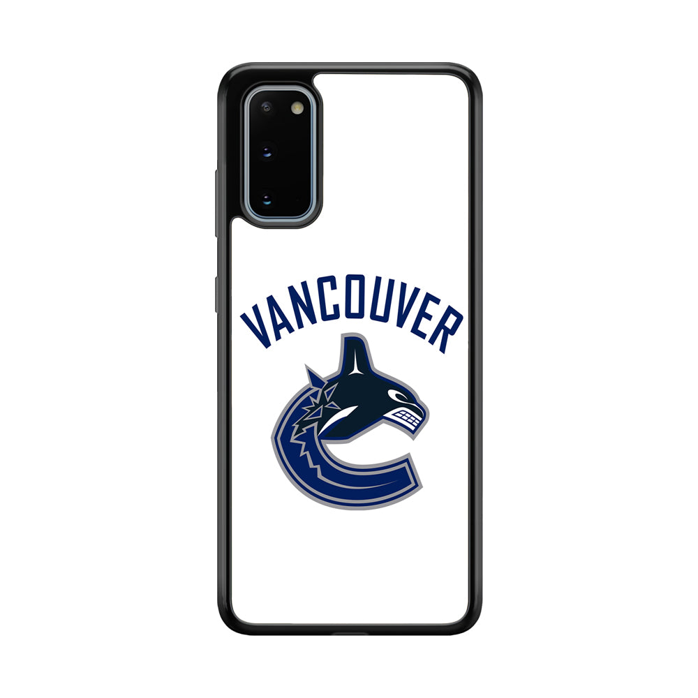 Hockey Vancouver Canucks NHL 001 Samsung Galaxy S20 Case-Phone Case-Rubber Black (2D Case)-Altracase