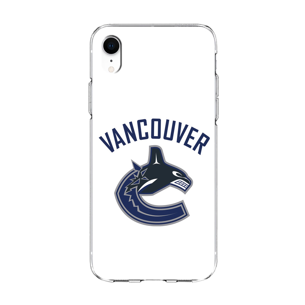 Hockey Vancouver Canucks NHL 001 iPhone XR Case-Phone Case-Clear Soft Case-Altracase